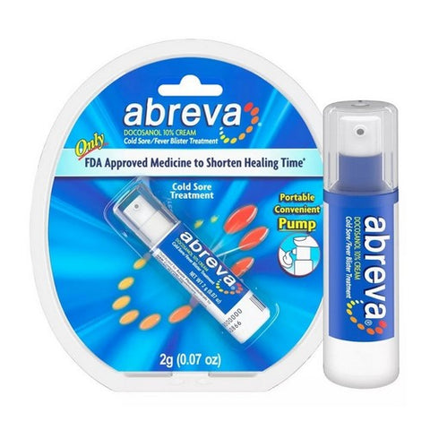 Abreva, Cold Sore-Fever Blister Treatment, 2 Grams