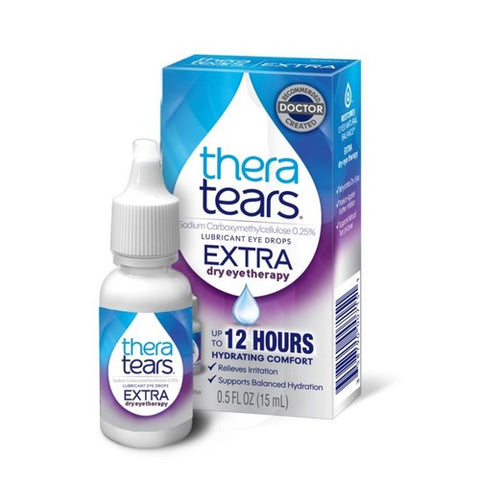 Theratears, Extra Dry Eye Therapy Lubricant Eye Drops, 0.5 Oz