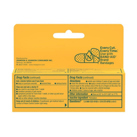 Neosporin, Burn Relief And First Aid Antibiotic Ointment, 0.5 Oz