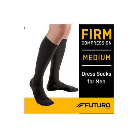 3M, Futuro Lifestyle Compression Dress Socks for Men Firm, 1 Each