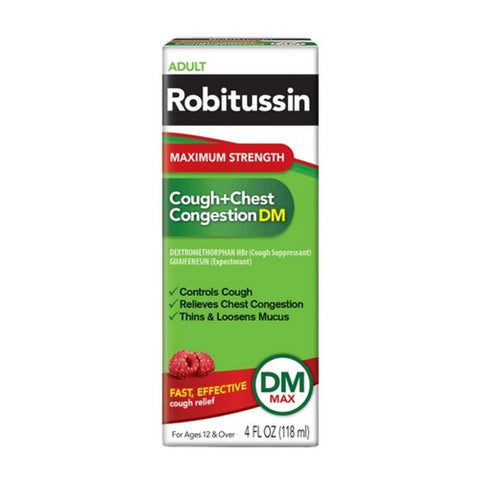 Robitussin, Adult Cough + Chest Congestion Dm Liquid, 8 Oz