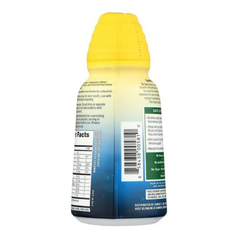 Zarbees, Zarbee'S Naturals Nighttime Cough Syrup + Mucus Natural Honey Lemon Flavor, 8 Oz