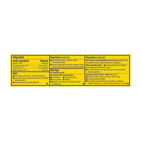 Preparation H, Hemorrhoidal Cream With Aloe, 0.9 Oz