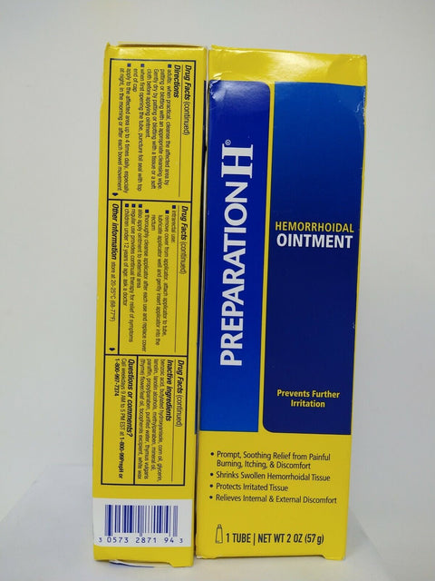 Preparation H, Hemorrhoidal Ointment, 2 Oz