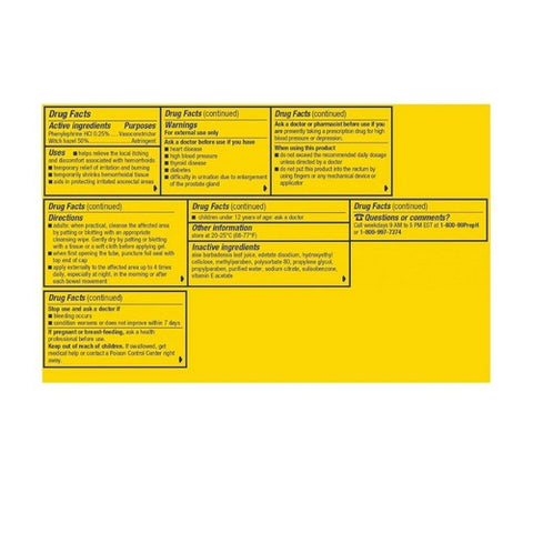Preparation H, Hemorrhoidal Cooling Gel With Aloe, 1.8 Oz