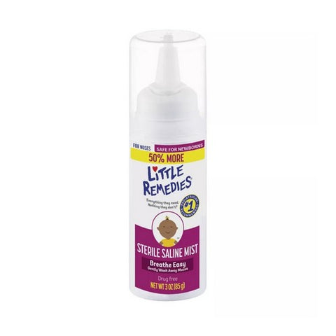 Little Remedies, Sterile Saline Nasal Mist, 3 Oz