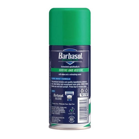 Barbasol, Thick & Rich Shaving Cream Soothing Aloe, 7 Oz