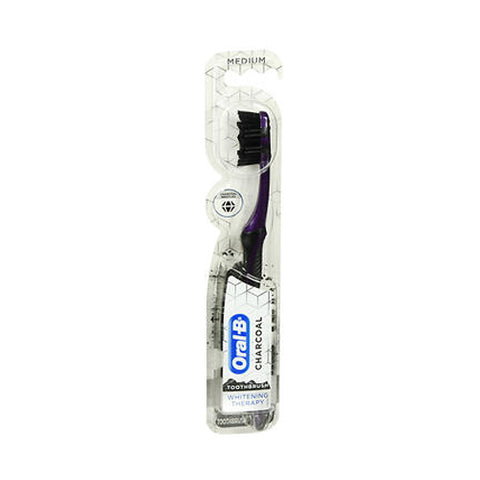 Oral-B, Charcoal Tooth Brush Medium, 1 Each