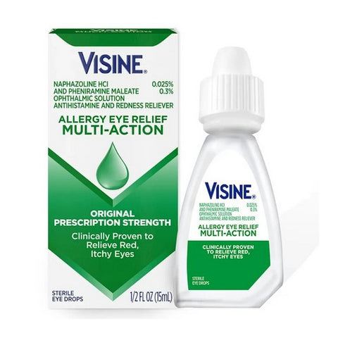 Visine, Allergy Eye Relief Multi-Action Drops, 0.5 Oz