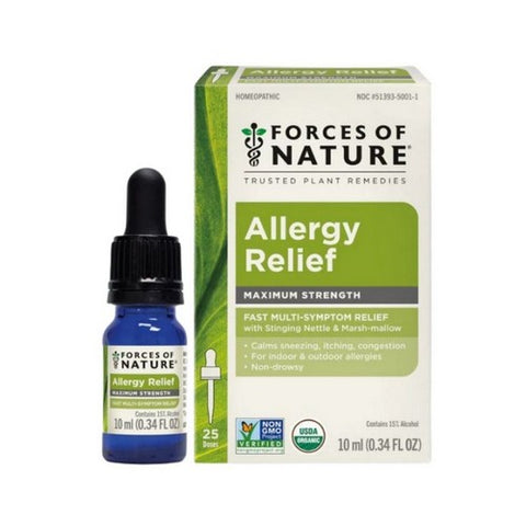 Forces of Nature, Allergy Maximum Strength, 10 ml