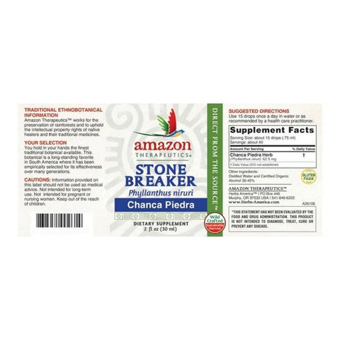 Amazon Therapeutic Laboratories, Chanca Piedra Liquid Extract, 2 Oz