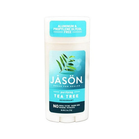 Jason Natural Products, Deodorant Tea Tree Oil, TEA TREE OIL STIK, 2.5 OZ