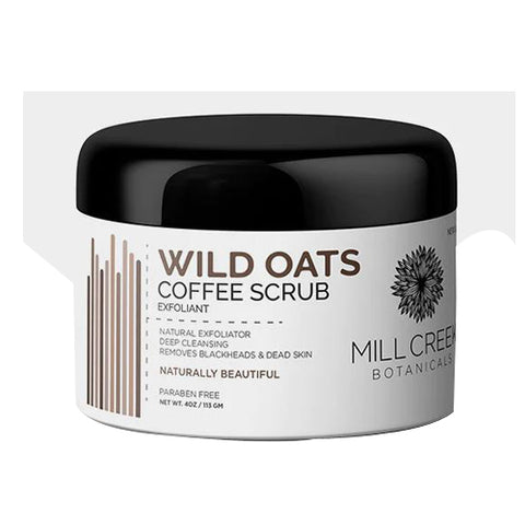 Mill Creek Botanicals, Wild Oats Coffee Scrub, 4 Oz