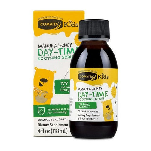 Comvita, Manuka Honey Day Time Orange Flavor Kids, 4 Oz