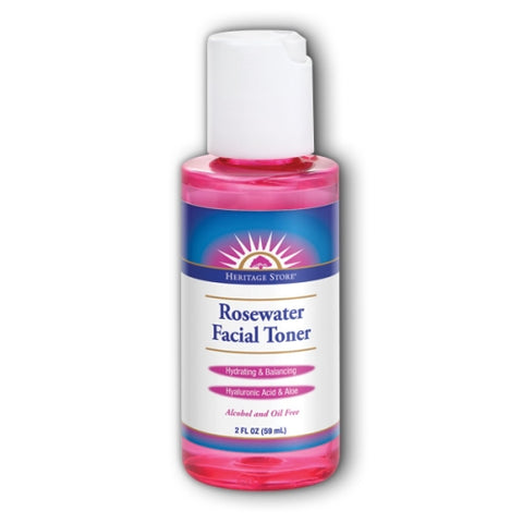 Heritage Store, Rose Petals Rosewater Facial Toner, 2 Oz