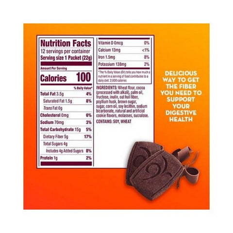 Metamucil, Meta Mucil Fiber Thins Chocolate, 24 Count