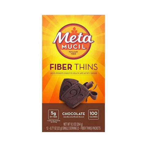 Metamucil, Meta Mucil Fiber Thins Chocolate, 24 Count