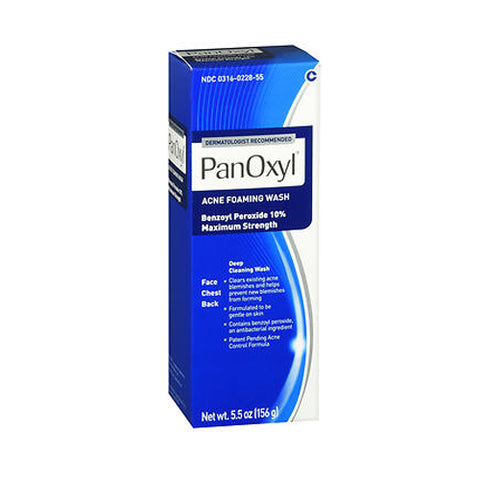 Panoxyl, Acne Foaming Wash, 5.5 Oz