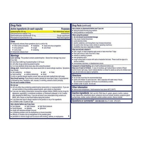 Alka-Seltzer, Alka-Seltz Cold & Cough Powermax, 16 Count