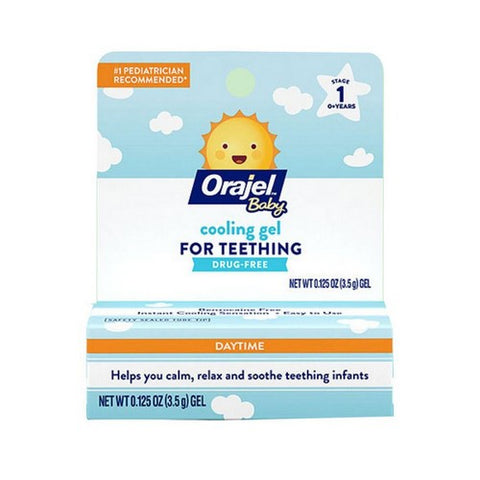 Baby Orajel, Non-Medicated Cooling Gel for Teething, 0.33 Oz