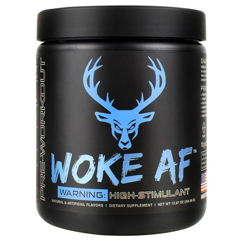 Bucked Up, Pre-Workout Work AF, Blue Razz 12.87 Oz