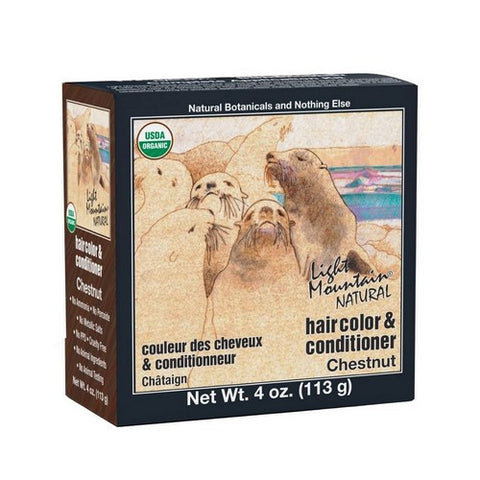 Light Mountain, Haircolor, Chestnut 4 Oz
