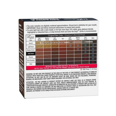 Light Mountain, Natural Hair Color & Conditioner, Dark-Brown 4 Oz