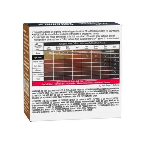 Light Mountain, Natural Hair Color & Conditioner, Light-Brown 4 Oz