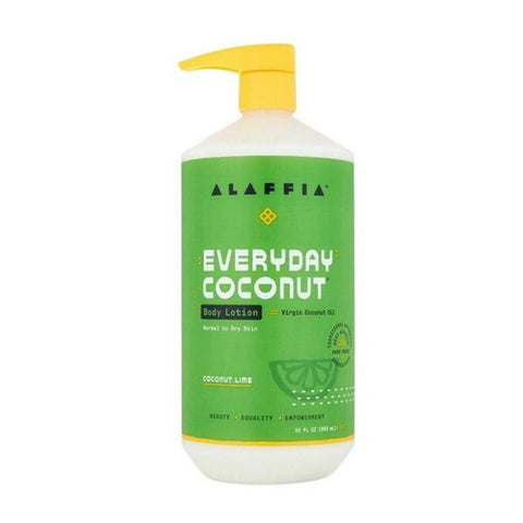 Alaffia, Body Lotion Coconut, Lime 32 Oz