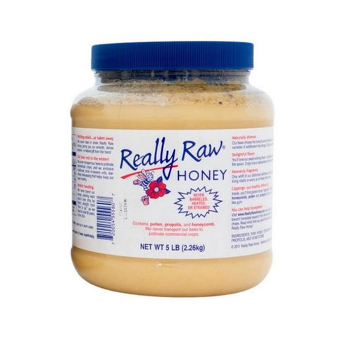 Really Raw, Honey Unprocessed, 5 Lb