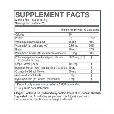 Nature's Answer, Marine Collagen Wild Caught Norwegian Cod, 4.83 Oz