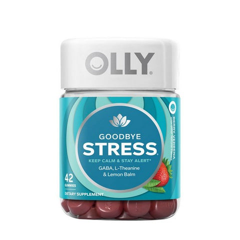 Olly, Stress Gummies, 0, Berry Verbena 42 Count