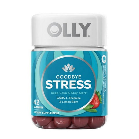 Olly, Stress Gummies, 0, Berry Verbena 42 Count