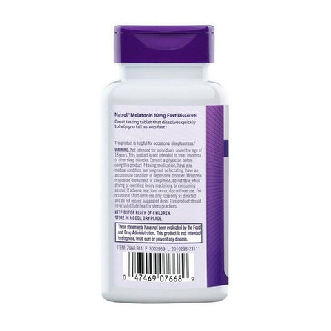 Natrol, Melatonin, 10 mg, Citrus 60 Tabs