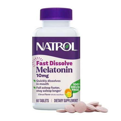 Natrol, Melatonin, 10 mg, Citrus 60 Tabs
