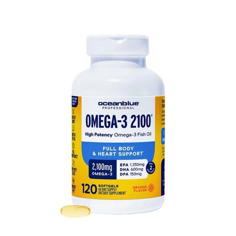 Ocean Blue, Professional Omega-3 2100, 0, 120 Softgels