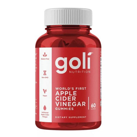 Goli Nutrition, Apple Cider Vinegar Gummies, 0, 60 Gummies