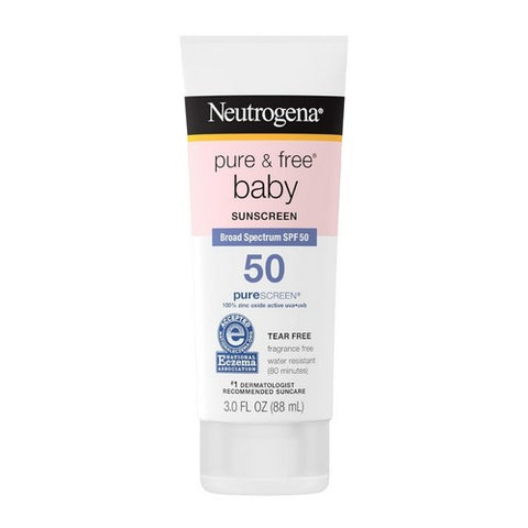 Neutrogena, Pure & Free Baby Sunscreen SPF 50, 3 Oz