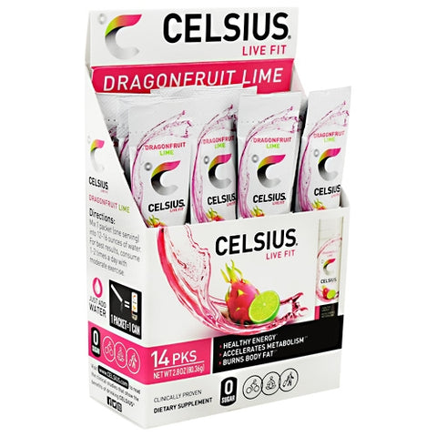 Celsius, Celsius Dragon Fruit, 14 Each