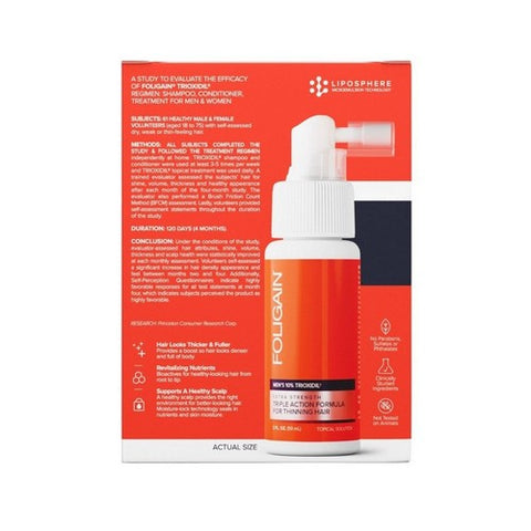 Foligain, Complete Thinning Formula Men, 0, 2 Oz