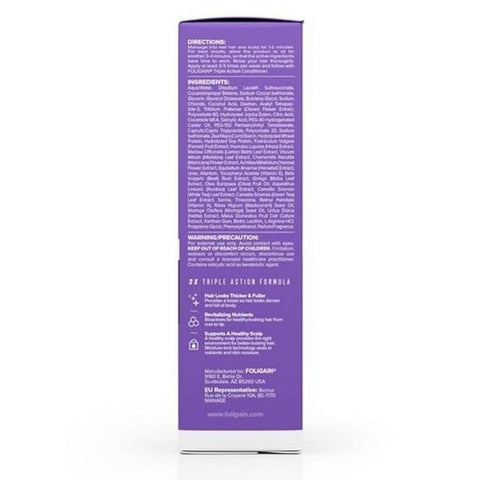 Foligain, Shampoo for Thinning Hair Womens, 8 Oz