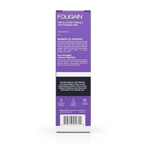 Foligain, Shampoo for Thinning Hair Womens, 8 Oz