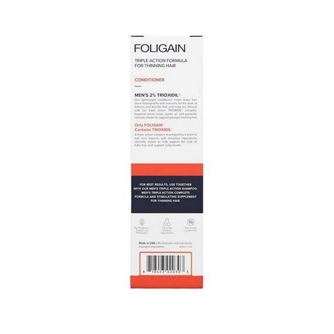 Foligain, Conditioner for Thinning Hair Mens, 8 Oz