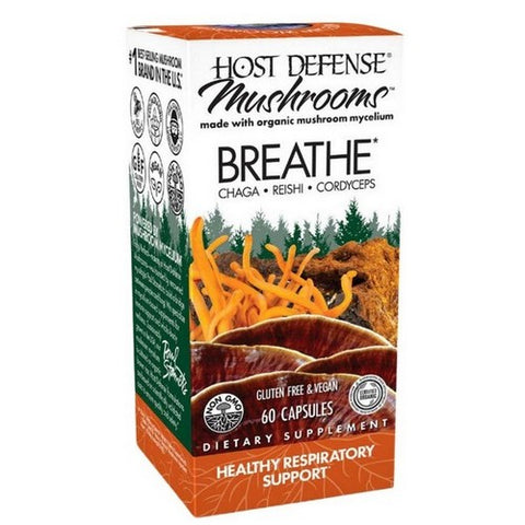 Host Defense, Breathe Capsules, 60 Cap