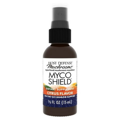 Host Defense, MycoShield Spray Citrus Flavor, 0.5 Oz