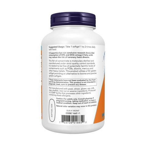 Now Foods, Ultra Omega-3, 180 Softgels
