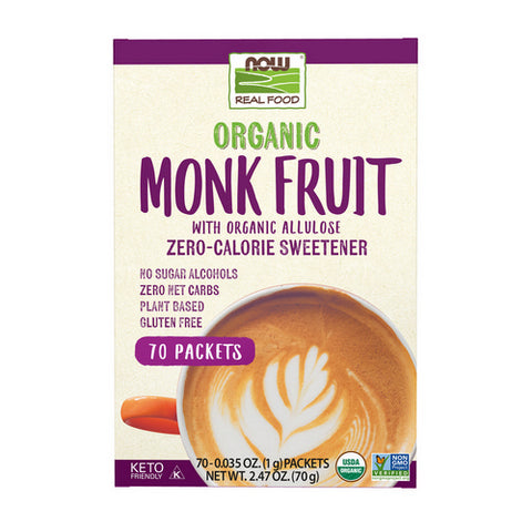 Now Foods, Organic Monk Fruit, 2.47 Oz