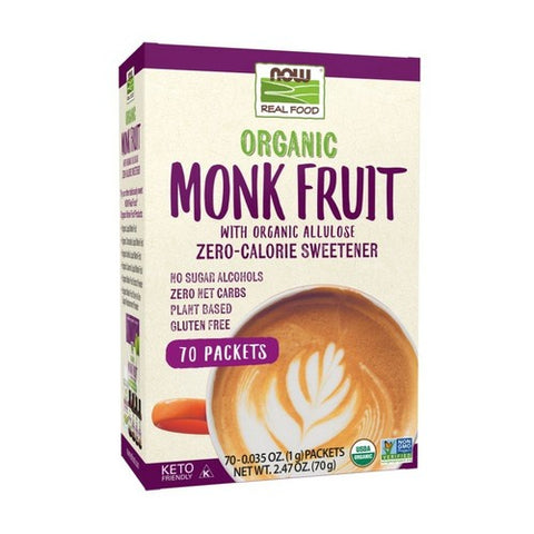 Now Foods, Organic Monk Fruit, 2.47 Oz