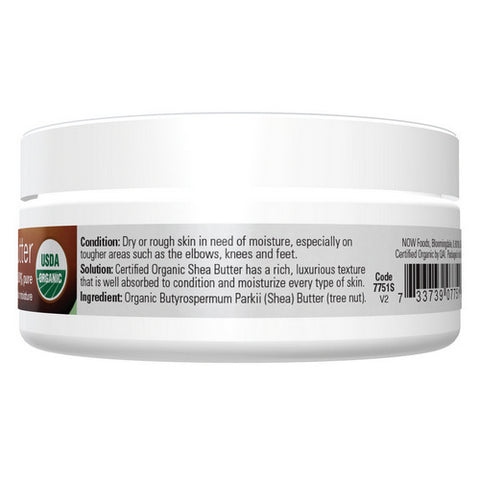 Now Foods, Organic Shea Butter, 3 Oz
