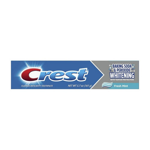 Crest, Whitening Fluoride Anticavity Toothpaste, Fresh Mint 5.7 Oz
